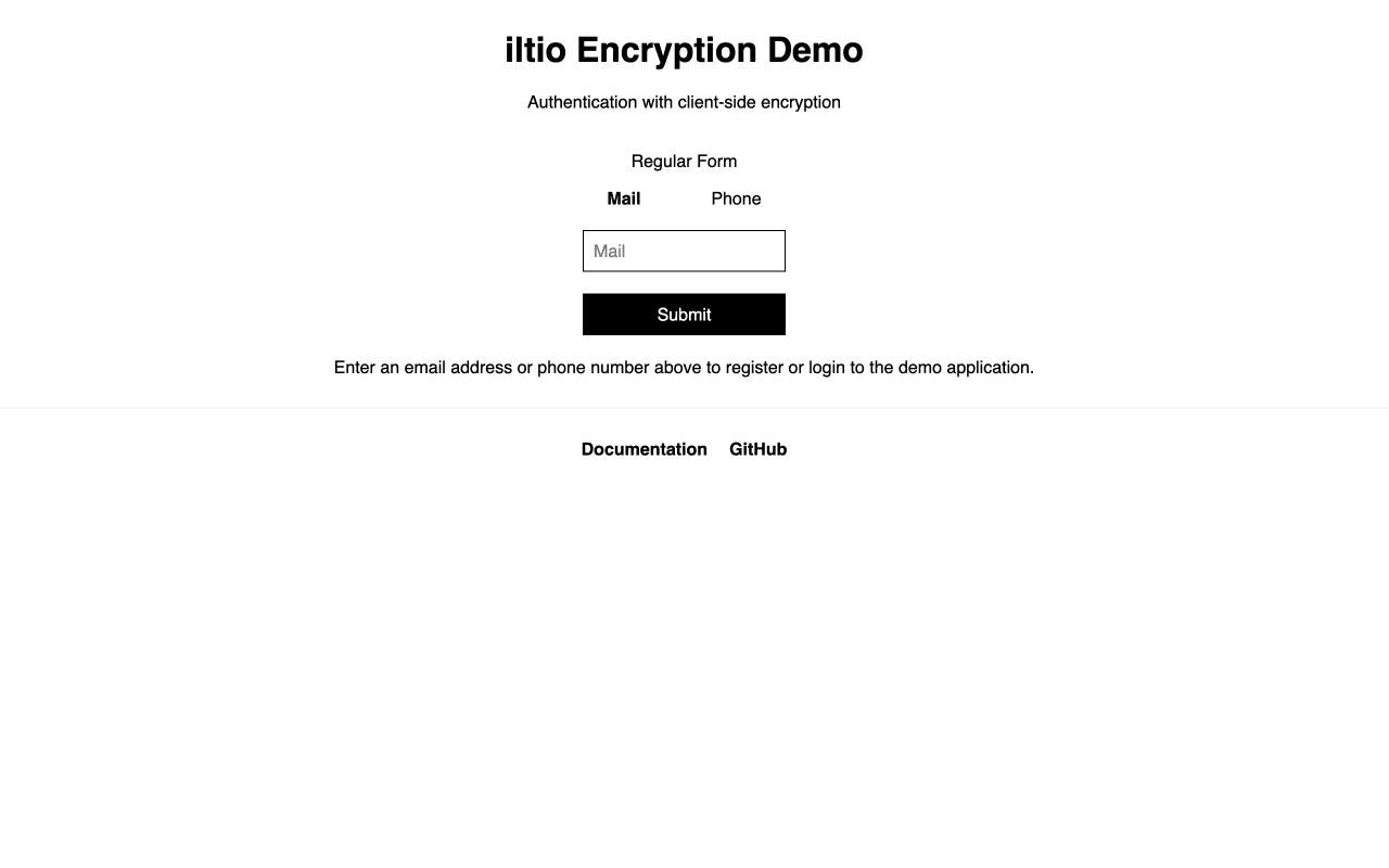 iltio Encryption Demo