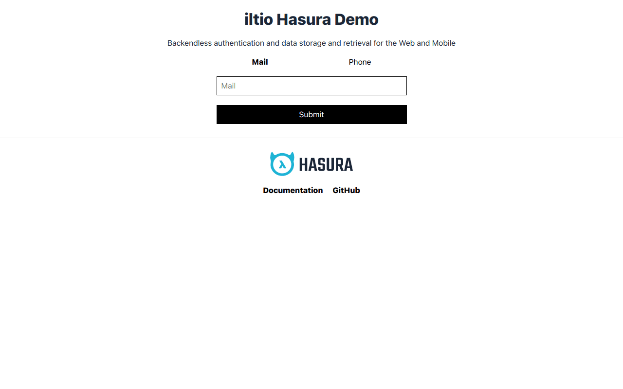 iltio Hasura Demo